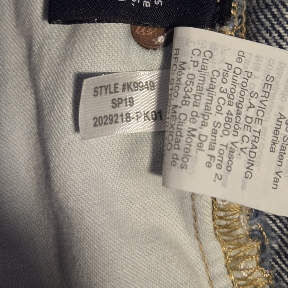 Madewell Womens Rigid Denim High Waist Straight Mini Jean Skirt Size 29 - Picture 8 of 12